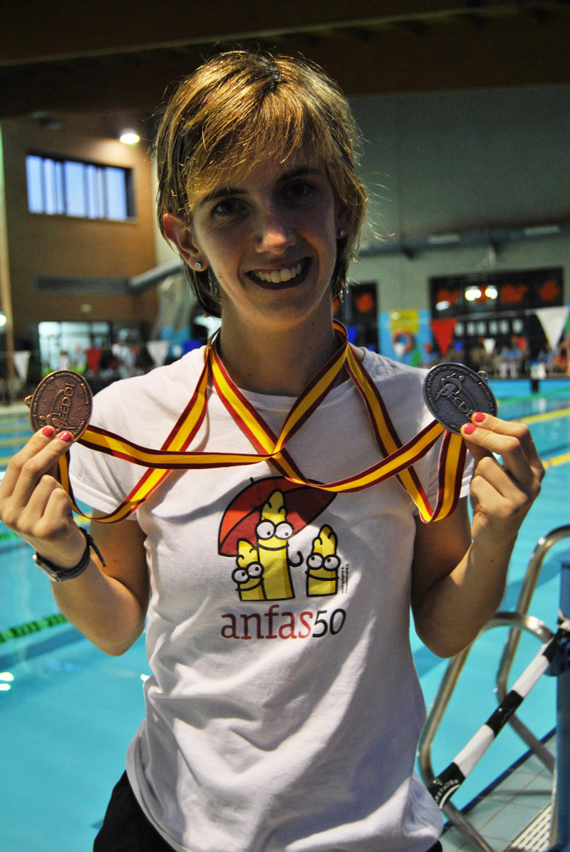 Histórica marca de ANFAS en el Campeonato de España de Natación Adaptada para Personas con Discapacidad Intelectual
